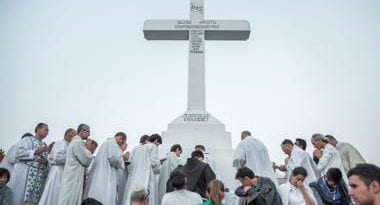 The 28th Youth Festival concluded with the Holy Mass of Thanksgiving on the top of Cross Mountain