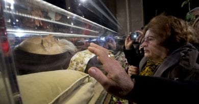 St. Padre Pio incorrupt body arrives to the Basilica of San Lorenzo fuori le Mura With Video