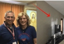 Praying Rosary Medjugorje Pilgrim is Witness to Mysterious Image in His Living Room.. Is it Our Lady, The Holy Family or Angels?