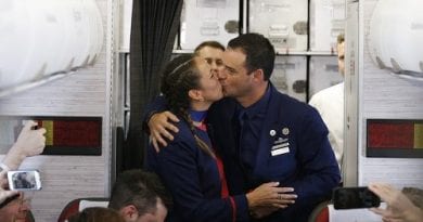 Pope Francis has celebrated the first-ever airborne papal wedding..Marries Flight Attendants