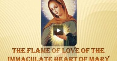 “The Flame of Love”…The Prayer that Blinds Satan…Jesus:  “This prayer is an instrument”