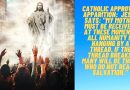 Catholic Approved Apparition:  Jesus Says: “My Mother must be received- At these moments all humanity is hanging by a thread. If the thread breaks, many will be those who do not reach salvation.”