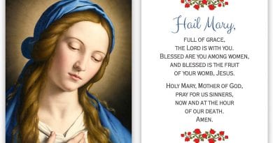 Holy Father explains the Hail Mary phrase by phrase. Know the True Face Of the Prayer We Love
