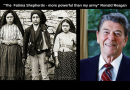 When US President Reagan said: the 3 little shepherds of Fatima are more powerful than my army