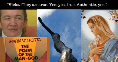 Medjugorje Message to Mirjana.. Virgin Mary: “I was the Chalice of the God- Man”  …Vicka on Maria Valtorta’s Book “Poem of the God-Man”: “They are true. Yes, yes, true. Authentic, yes.”