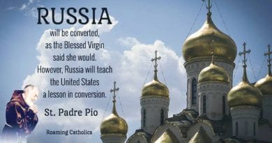 Strange But True … Padre Pio: “Russia will be converted …Will Teach USA a lesson in conversion”  Also Padre Pio’s Mysterious Medjugorje Prophecy