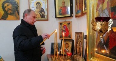 Putin and the Mysterious rise of Christianity in Russia…Unknown Consequences for the world.