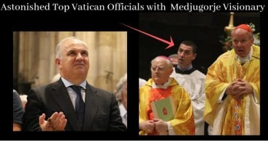 Top Brass at Apparition:  Pope’s Right Hand Man and Papal Envoy in Audience in Grand Cathedral as Virgin Mary Comes From Heaven and Visits Visionary. Blessed Mother Prays for Priests… Vatican’s Secret Plan to Save the Church?