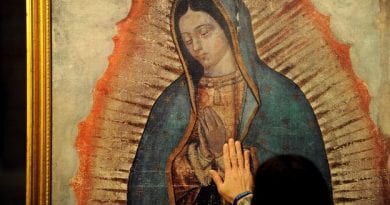 December 3, 2018 – Today begins the novena to the Virgin of Guadalupe to ask for a favor.: it is the 1st day of prayer