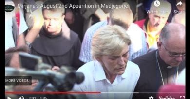 Medjugorje: Mirjana Suffers for the Pilgrims and Our Lady… Is it too much now? Video