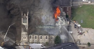 Major Fire Erupts at West Philadelphia Church
