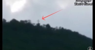 Medjugorje: Closeup of Spinning, Pulsating Cross on top of Cross Mountian…Pilgrim: “Do you see the cross? …”I see it, I see it!