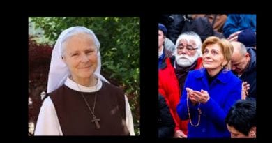 Medjugorje: Sister Emanuel Reminds us that the demon is active among us –  She Explains what happened at Mirjana’s apparition; “But on this day people in large numbers began to howl blasphemies and yell like animals as soon as the Blessed Mother appeared.”