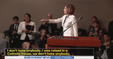 Grinch or Catholic? Pelosi Blisters Reporter – “I’m Catholic…Don’t mess with me.”