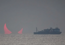 DAWN OF EVIL – War in the Middle East   – Incredible ‘red devil horns’ photo captured during rare solar eclipse over the ocean in Persian Gulf