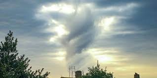 SPIRIT IN THE SKY Remarkable image of Angelic, Christ-like figure is spotted in swirling clouds above Birmingham, England…”It was so amazing, I’ve never seen anything like it.”
