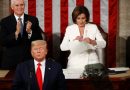 Watch it again and again! Nancy Pelosi America’s most confused Catholic rips up speech as Trump says “God Bless America”