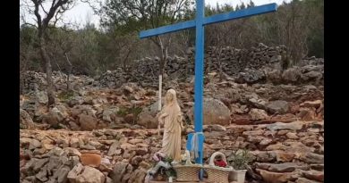 Powerful new video of Our Lady alone at the Blue Cross.   Medjugorje suffers from the corona super-virus and there are no pilgrims.   Keep Our Lady company and pray for her, for Medjugorje and the World.