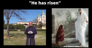 Medjugorje: The Easter greetings from the parish priest, Father Marinko Šakota…Including comments on Easter during the Coronavirus Pandemic