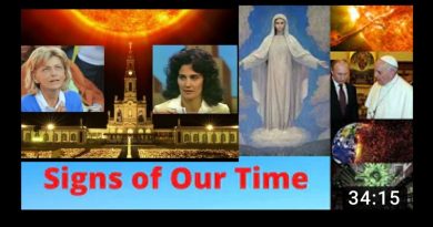 Powerful new video: Signs of the Times. Connecting Fatima, Garabandal, Akita, and Medjugorje…”It is becoming clearer that the signs of our times are indicating that the Triumph of The Immaculate Heart of Mary is near.”