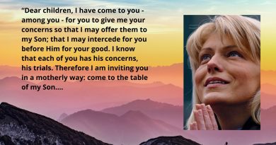 A message from Medjugorje for healing and hope during this time of trial: “I know that each of you has his concerns, his trials.”