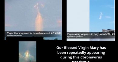 Our Blessed Virgin Mary has been repeatedly appearing across the world during this coronavirus pandemic