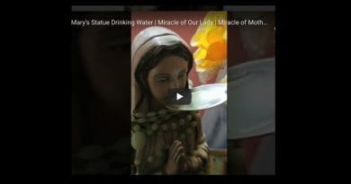 Mother Mary’s Statue Drinks Water | Miracle of Mother Mary