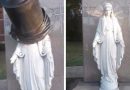 Garbage Can Found On Statue Of Virgin Mary At Dorchester Church – Not protesters – barbarians at the gate. Media silent