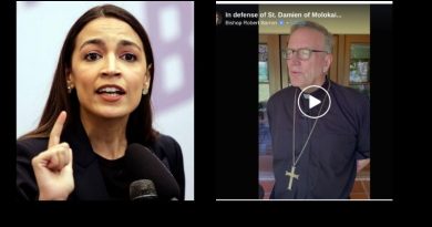 Fr. Barron Unloads on AOC  after Congresswoman calls Saint who ministered to Leper Colony a “White supremacist”