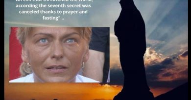 Mirjana: “An evil that threatened the world, according to the seventh secret, was canceled thanks to prayer and fasting” …Will the secrets lead to the end of the world? The last strike? “Not really” . “Rather a new beginning”. 