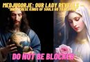 MEDJUGORJE: OUR LADY REVEALS — “ONLY THESE KINDS OF SOULS GO TO HEAVEN”..DO NOT BE BLOCKED