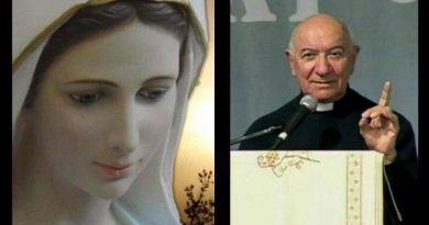 “Satan is chaos in the cosmos. but the angel of evil has three limits”…Medjugorje’s Fr. Don Renzo Lavatori:   Our Lady Warns: “The world is at war…the reason lies in ,man’s heart, full of selfishness and wickedness, a heart that hurls against its brother and sister.”