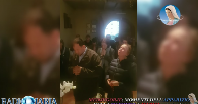 Behind the scenes in Medjugorje –  Rare video of Marija’s Monthly Apparition with Blessed Mother