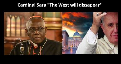 Ousted ﻿Vatican Cardinal warns that the “west will disappear”