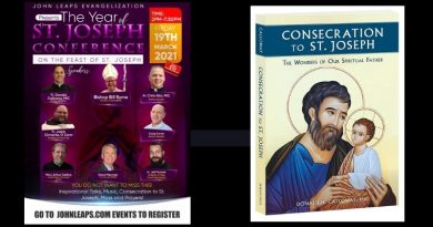 Virtual Conference with Fr. Calloway Honoring St. Joseph Planned for March 19th