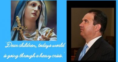IVAN WITH NEW SPECIAL MESSAGE “Our Lady speaks through me and says to the world:: Dear children, today’s world is going through a heavy crisis.”