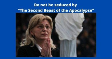Our Lady of Medjugorje – “The world is in a moment of trial, because it forgot and abandoned God.” …Do not be seduced by “The Second Beast of the Apocalypse”