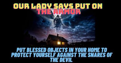 How to protect your family against the snares of the devil with sacred objects.