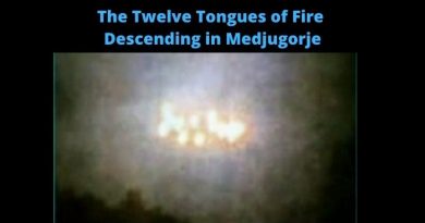 Medjugore – The little-known Miracle Photo – “12 tongues of Fire” descended on the Day of the Pentecost and captured in photo