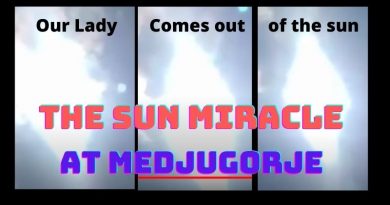 The incredible Sun Miracle at Medjugorje caught on video.  – Our Lady comes out of the sun