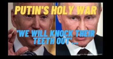 Signs: Putin to would-be aggressors (Obviously USA) : ‘We Will knock their teeth out’…