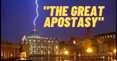 “The Great Apostasy”  The Sacredness of life is dimming…The diabolical objective to replace God and Control Man