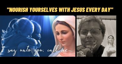 Mystic Valeria (Mary’s Cenacle) with new message from Blessed Mother: “These days are difficult, nourish yourselves with Jesus every day.”