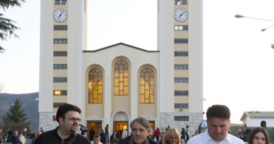 The Italian football coach Roberto Mancini and Our Lady of Medjugorje