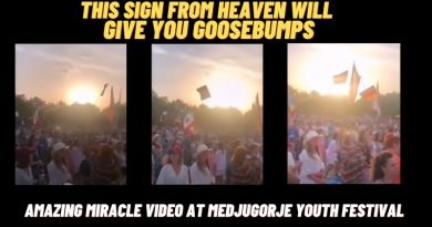 THIS SIGN FROM HEAVEN WILL  GIVE YOU GOOSEBUMPS – AMAZING MIRACLE VIDEO AT MEDJUGORJE YOUTH FESTIVAL