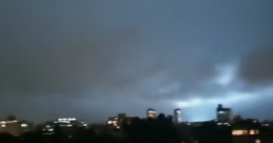 Strange Lights appear during Earthquake in Mexico