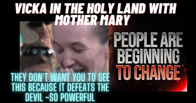 Medjugorje Today: They don’t want you to see this because it defeats the devil – Vicka in Holy with Mother Mary – This is so powerful