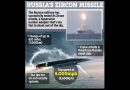 SIGNS:  BREAKING! Russia Successfully Launches HYPERSONIC Missile Tsirkon From Russian Nuclear SUBMARINE! – Flies at 10 times the speed of sound