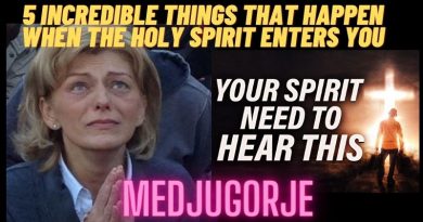 Medjugorje 5 incredible things happen when the holy spirit enters you.Your Spirit Needs to hear this