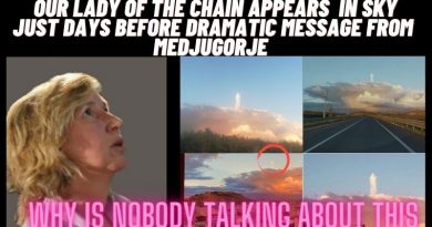Medjugorje: Our Lady of the Chain seen in sky just days before dramatic Message from the Queen of Peace:”They want to put you in chains”